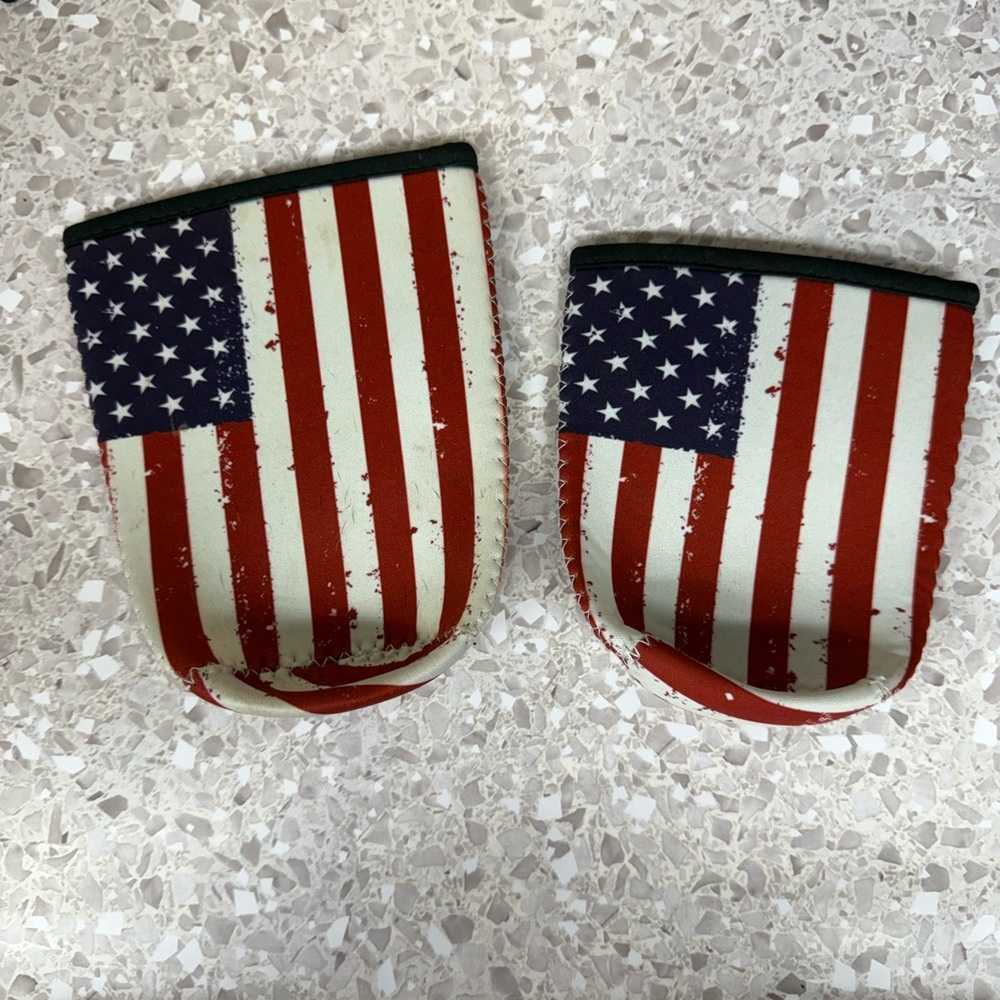 American Flag Drink Sleeves